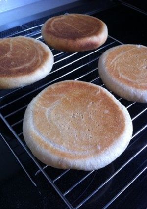 平焼きパン(米糠オリーブ油)-レシピのメイン写真