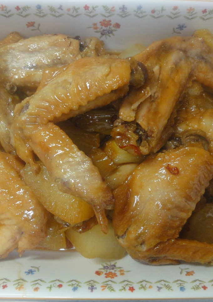 ✿手羽先＆大根のこってり煮♪炊飯器✿-レシピのメイン写真