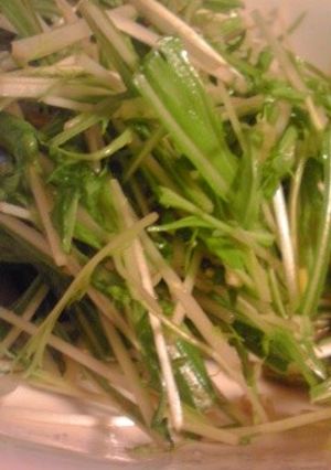大人味ぽん水菜のサラダ♪-レシピのメイン写真