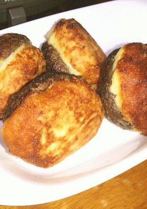 しいたけとはんぺんの重ね焼き-レシピのメイン写真