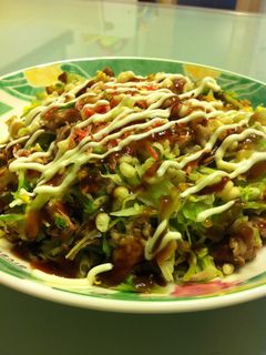 炭水化物抜きお好み焼き-レシピのメイン写真