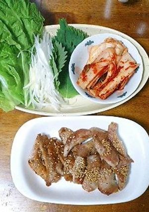 カリカリ豚肉　サニーレタス包み-レシピのメイン写真