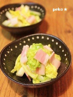 ぱぱっと簡単☆白菜とベーコンのピクルス-レシピのメイン写真