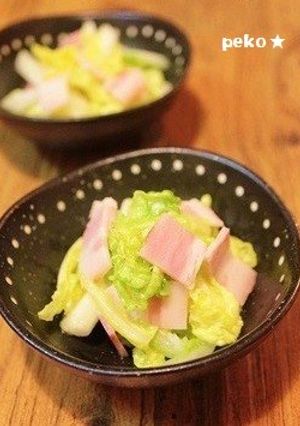 ぱぱっと簡単☆白菜とベーコンのピクルス-レシピのメイン写真