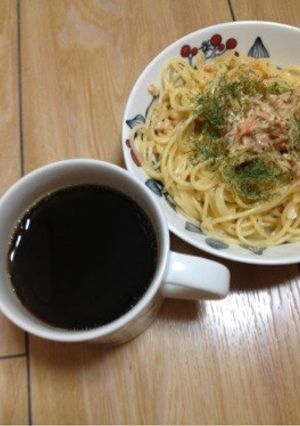 サーモンスープ風クリームパスタ-レシピのメイン写真