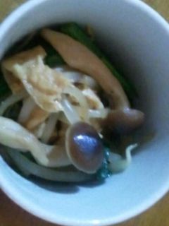 油揚げと小松菜の炒めもの-レシピのメイン写真
