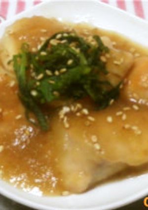 鶏肉の梅おろし煮-レシピのメイン写真