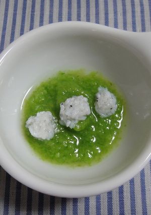 *離乳食初期*白菜としらすのだし煮-レシピのメイン写真