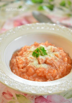 疲れた胃にも♡トマト味噌リゾット♫-レシピのメイン写真