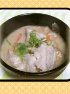 子供大好き♡豚肉の粕汁-レシピのメイン写真