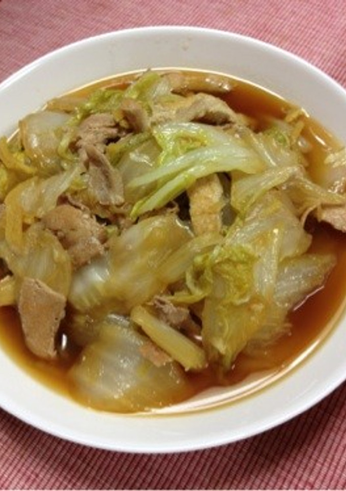 白菜と豚の煮物-レシピのメイン写真