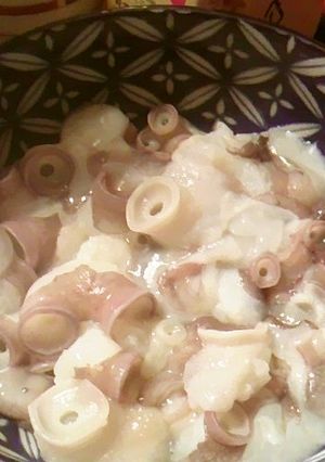 ミズダコの吸盤の湯がき-レシピのメイン写真