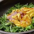 水菜の玉子あんかけ 「ポン酢あん」