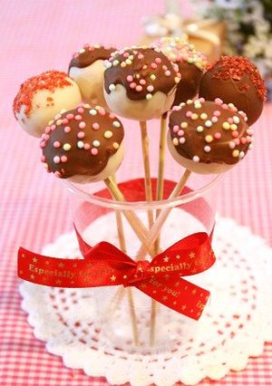 今年のバレンタインに❤ケーキポップ-レシピのメイン写真