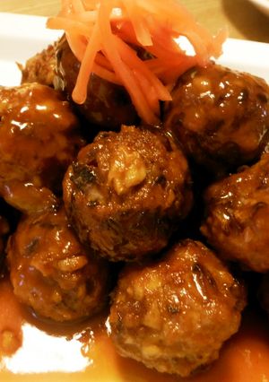大豆入り肉団子♪甘酢タレ-レシピのメイン写真
