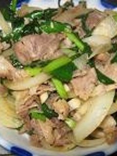 冷凍豚肉ニラ炒め-レシピのメイン写真