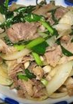 冷凍豚肉ニラ炒め-レシピのメイン写真