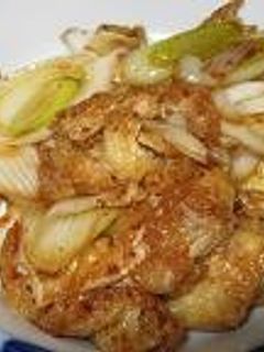 油揚げとねぎの炒め物-レシピのメイン写真