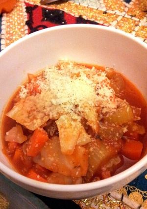 ぽっかぽか☆野菜たっぷりトマトスープ-レシピのメイン写真