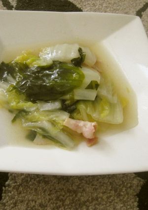 磯の香！早とりわかめと白菜の中華あんかけ-レシピのメイン写真