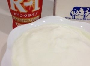 R-1ヨーグルト簡単倍増でインフル予防-レシピのメイン写真