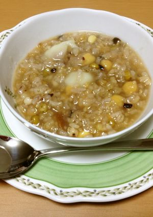 豆類と雑穀で作るおかゆ～「八宝粥」～-レシピのメイン写真