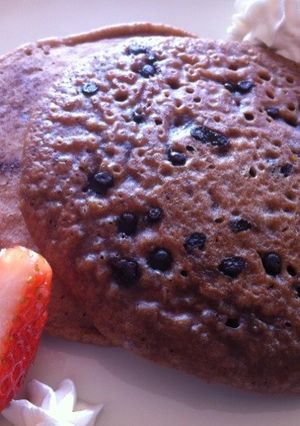 チョコレートパンケーキ-レシピのメイン写真