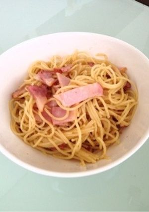 ベーコン&ゴマだれパスタ-レシピのメイン写真
