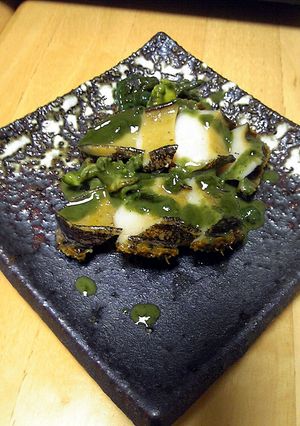 あわびのバターソテー　肝バターソース-レシピのメイン写真