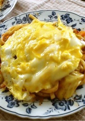 とろ〜り♪焼うどん-レシピのメイン写真