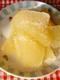 晩白柚の皮（白い部分）の砂糖煮