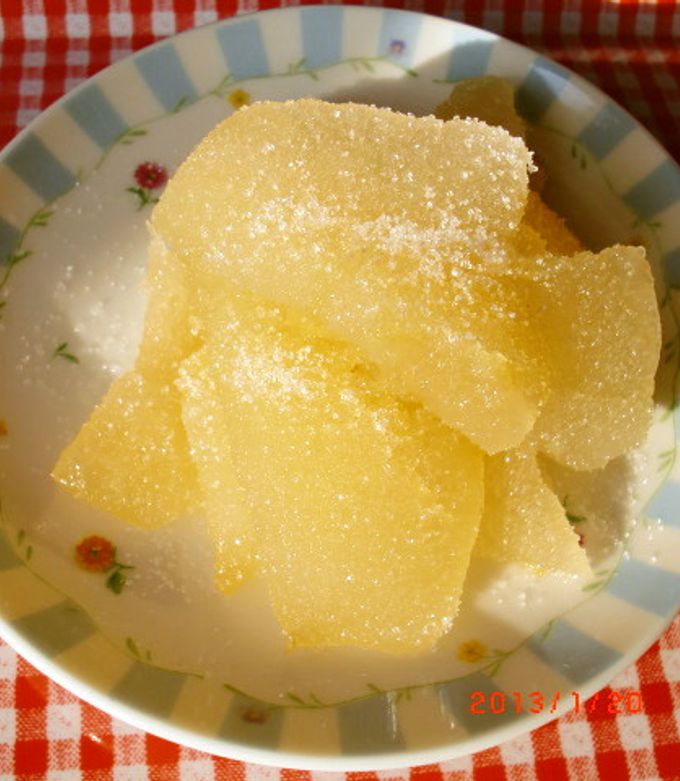 晩白柚の皮（白い部分）の砂糖煮-レシピのメイン写真