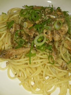 さんまの塩焼きのパスタ-レシピのメイン写真