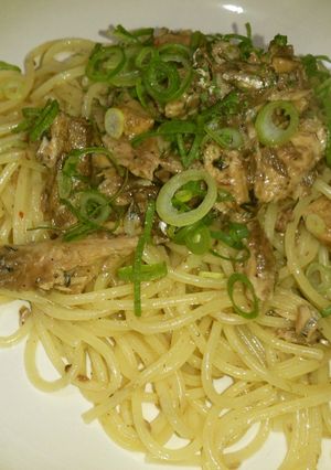 さんまの塩焼きのパスタ-レシピのメイン写真