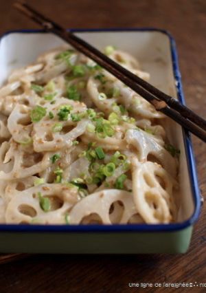 蓮根の白味噌生姜きんぴら。-レシピのメイン写真