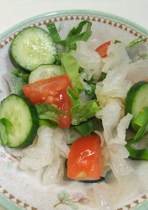 白きくらげ入り野菜サラダ-レシピのメイン写真
