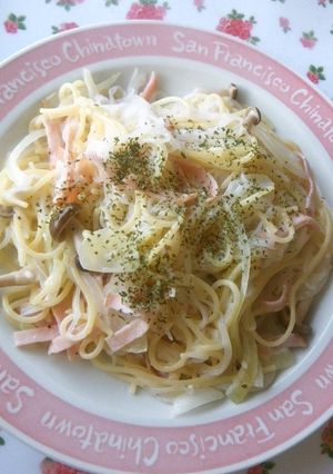 塩麹DEダイエットカルボナーラ♬-レシピのメイン写真