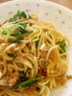 菜の花とツナのパスタ-レシピのメイン写真