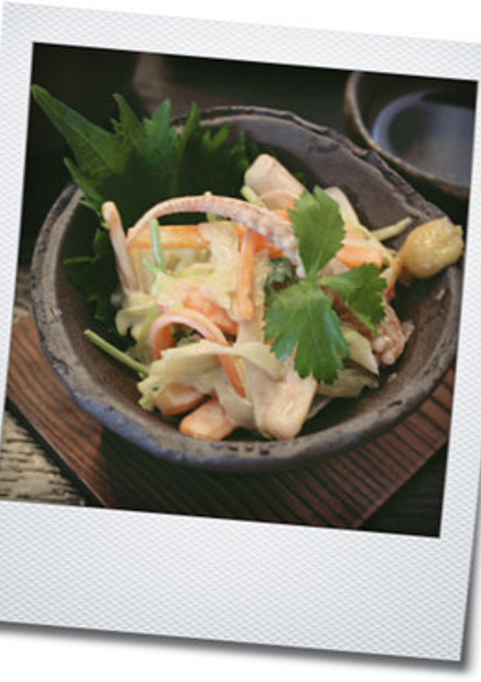 イカと野菜の和サラダ風和え物-レシピのメイン写真