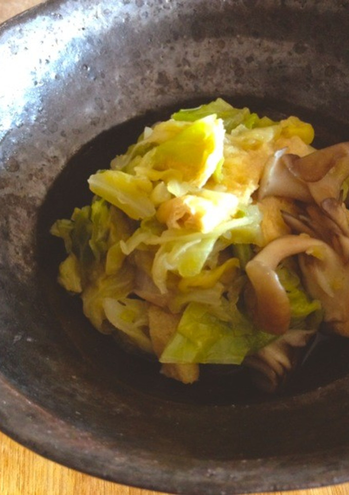 キャベツと舞茸のサッと煮-レシピのメイン写真