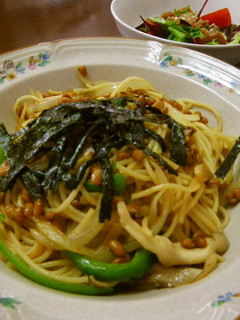 昭和の懐かしい納豆スパゲティ-レシピのメイン写真