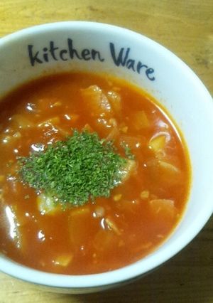 トマトジュース☆ミネストローネ風-レシピのメイン写真