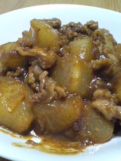 ☆豚肉と大根の味噌炒め-レシピのメイン写真