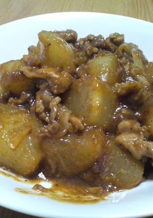 ☆豚肉と大根の味噌炒め-レシピのメイン写真