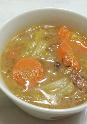 野菜スープ★味噌仕立て♪-レシピのメイン写真