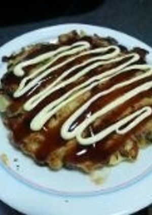 シーフード餅チーズお好み焼き！-レシピのメイン写真