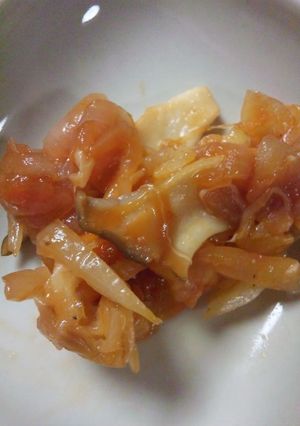 簡単に1品☆野菜炒めチーズのせ-レシピのメイン写真