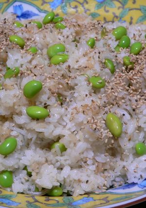 簡単あっさり枝豆とじゃこご飯-レシピのメイン写真