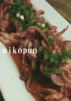簡単☆イカのガーリックバター醤油炒め-レシピのメイン写真