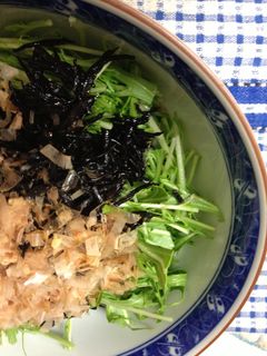 水菜☆ひじきのサラダ-レシピのメイン写真